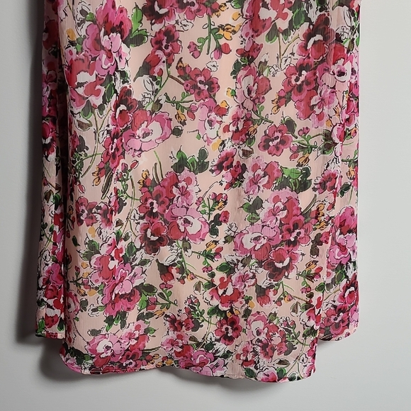 TOMMY HILFIGER Floral Sleeveless Multicolor Shift Dress Size 4 - Picture 5 of 14